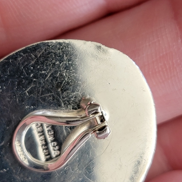 Tiffany & Co. Silver Earrings Clip On - Picture 12 of 16